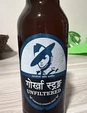 GORKHA STRONG UNFILTERED BEER 330ML