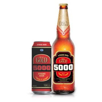 REAL GOLD 5000 STRONG BEER 650ML