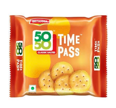 BRITANNIA 50-50 TIME PASS CLASSIC SALTED 150GM